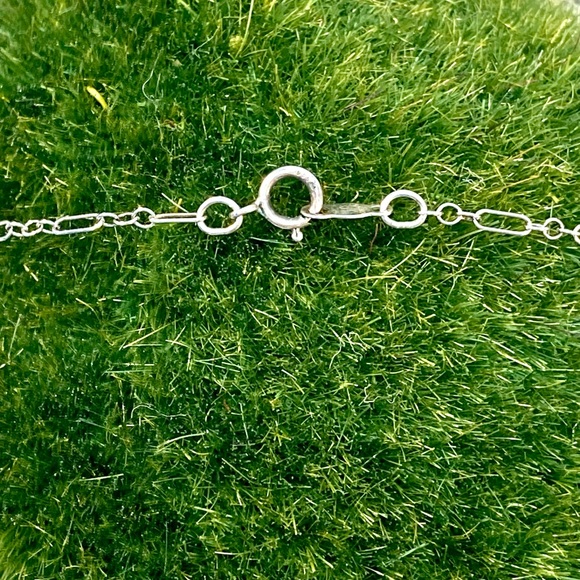 Intricate Sunray Amethyst Camphor Glass Sterling Silver and Diamond Necklace - Picture 4 of 5